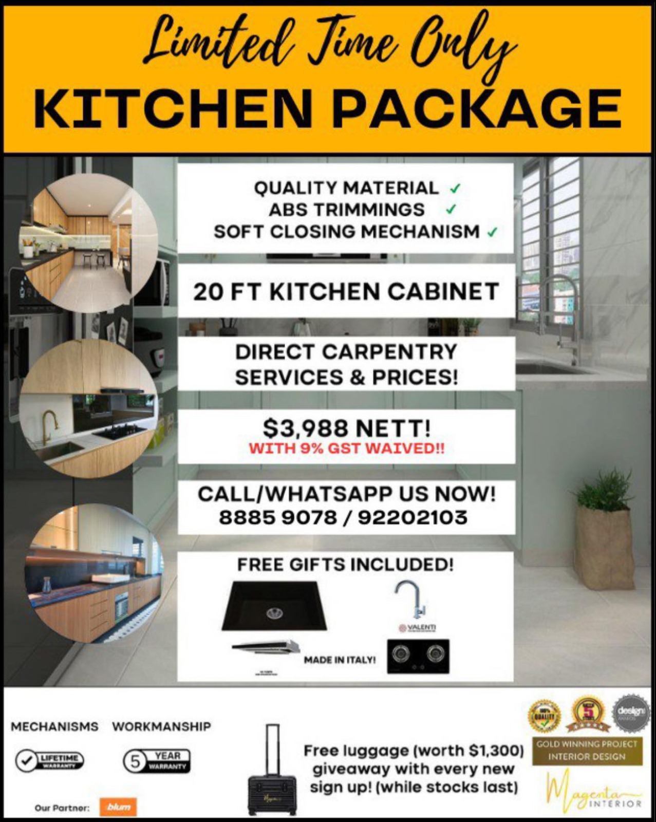 Kitchen Promotion Package